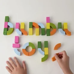 BumbuToys Alphabet Blocks SET Hot