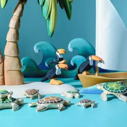 BumbuToys Baby Turtle Brown Best