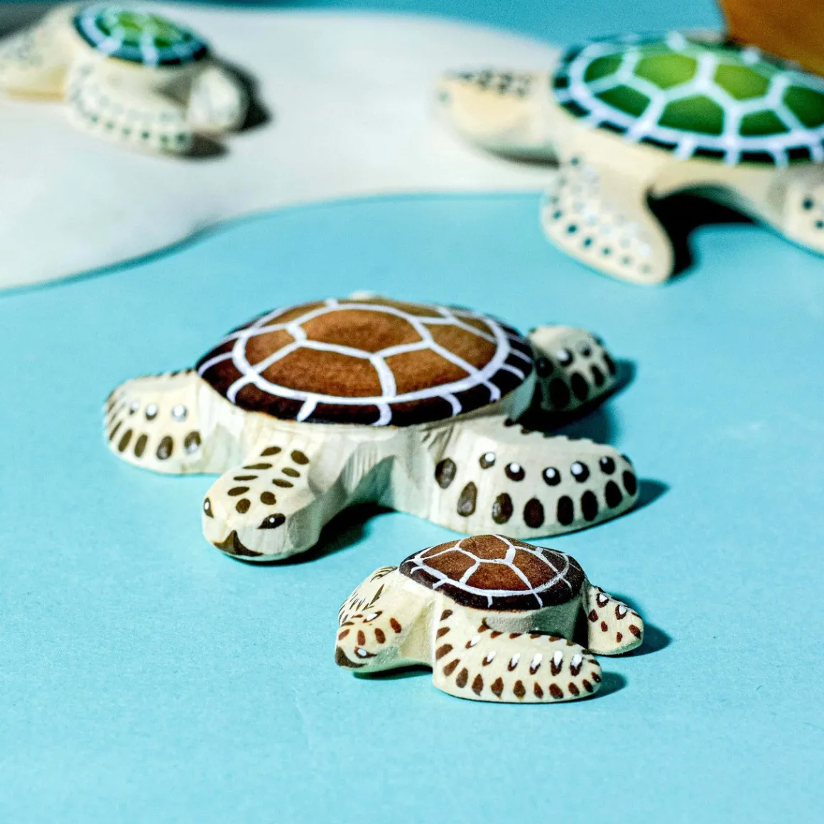 BumbuToys Baby Turtle Brown Best
