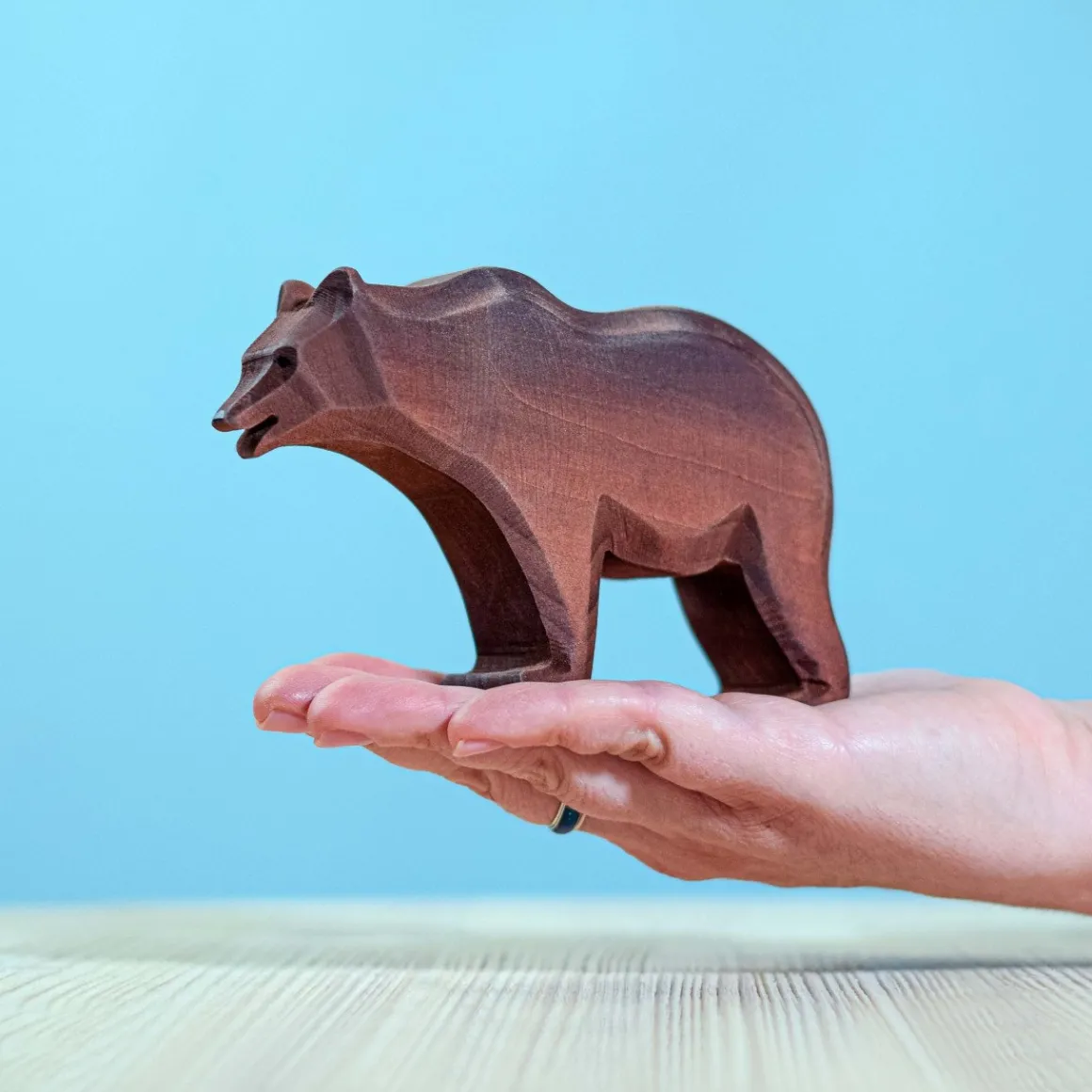 BumbuToys Big Brown Bear Standing Fashion