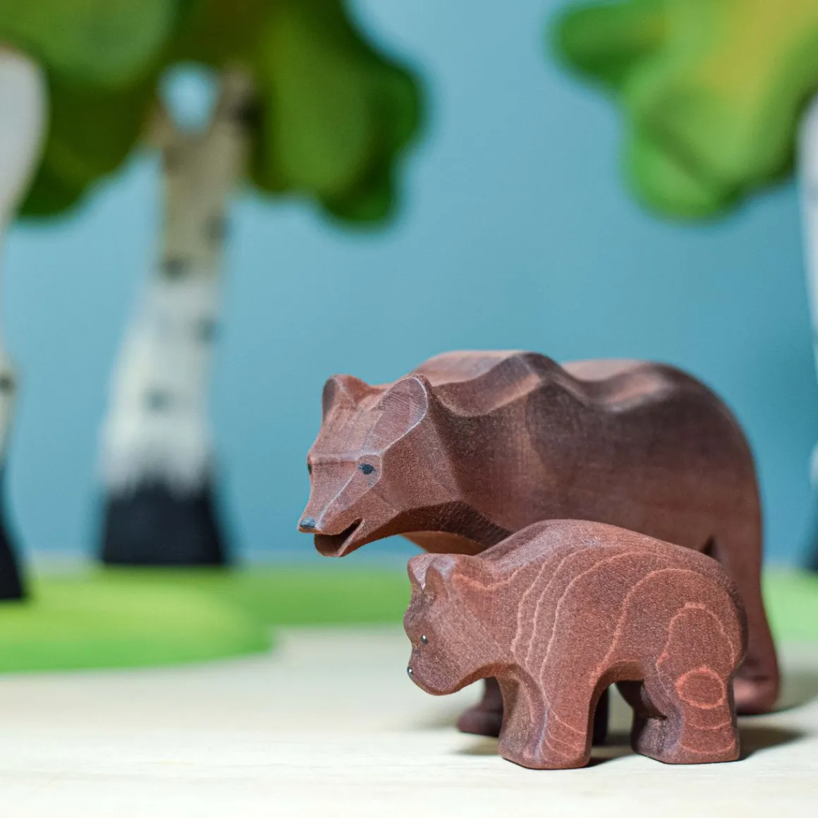 BumbuToys Big Brown Bear Standing Fashion