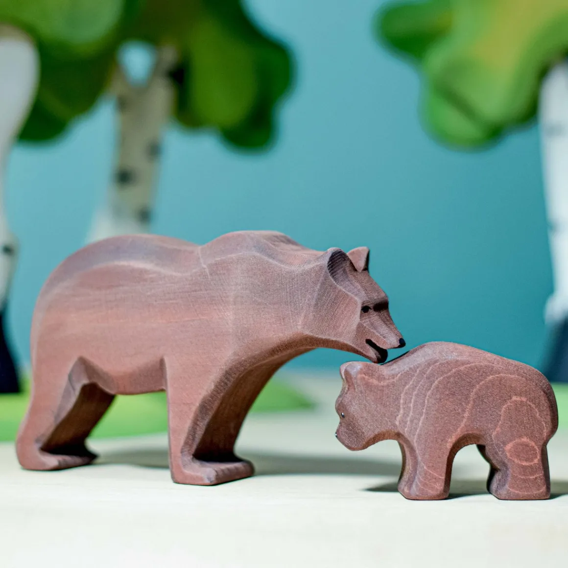 BumbuToys Big Brown Bear Standing Fashion