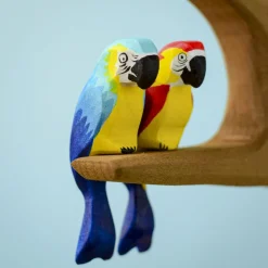 BumbuToys Blue Macaw Parrot Hot