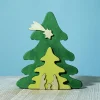 BumbuToys Christmas Tree Puzzle Gold Discount