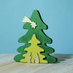 BumbuToys Christmas Tree Puzzle Gold Discount