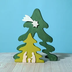BumbuToys Christmas Tree Puzzle Natur Clearance