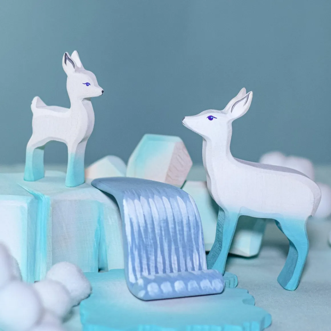 BumbuToys Deer White-Blue Sale