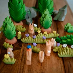 BumbuToys Grass with LILA flowers Large Online