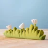 BumbuToys Grass with WHITE flowers Large Best