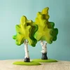 BumbuToys 2 Green Birch Trees SET Discount