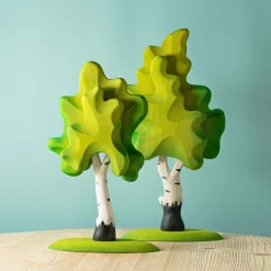 BumbuToys 2 Green Birch Trees SET Discount