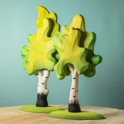 BumbuToys 2 Green Birch Trees SET Discount