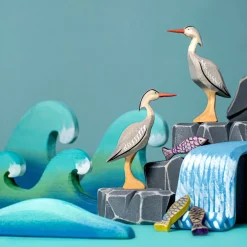 BumbuToys Grey Heron New