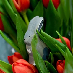 BumbuToys Grey Sitting Rabbit Discount