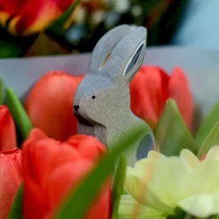 BumbuToys Grey Sitting Rabbit Discount