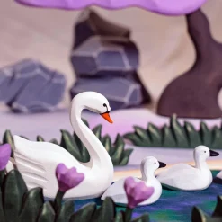 BumbuToys Heart Lake and Swans SET Fashion