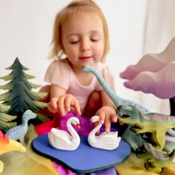 BumbuToys Heart Lake and Swans SET Fashion