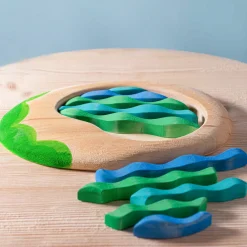 BumbuToys Lake and Cattails Puzzle SET Online