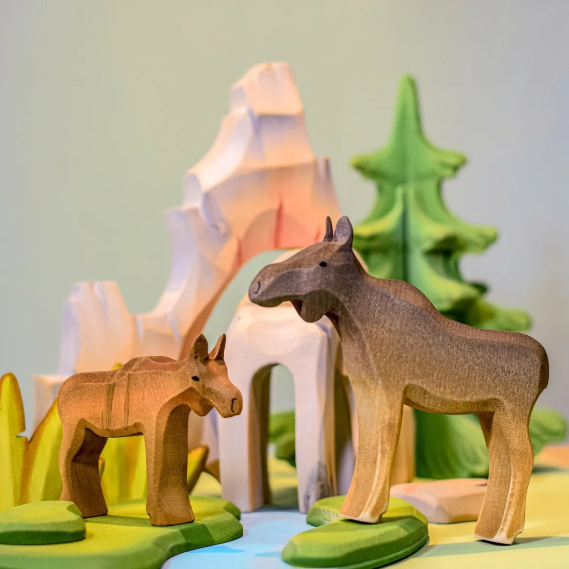 BumbuToys Moose Family SET Hot