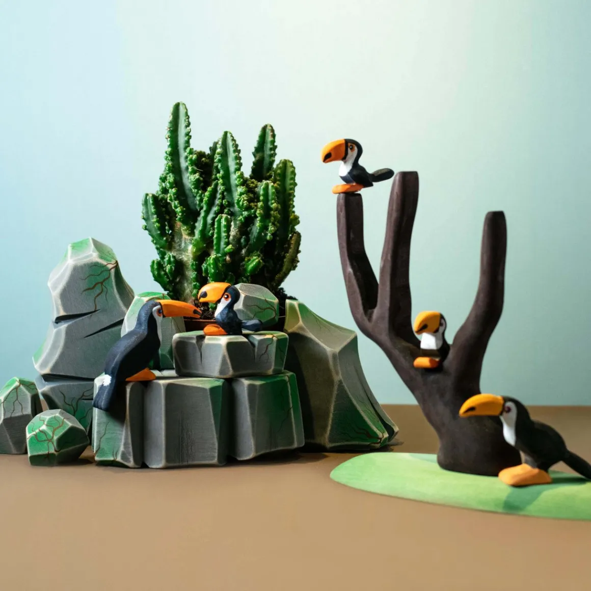 BumbuToys Mossy Rocks Best
