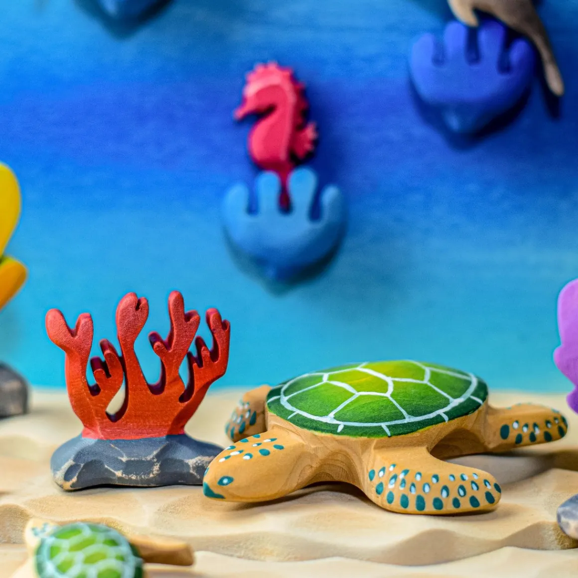 BumbuToys Ocean Water, Seabed, Shells SET Fashion