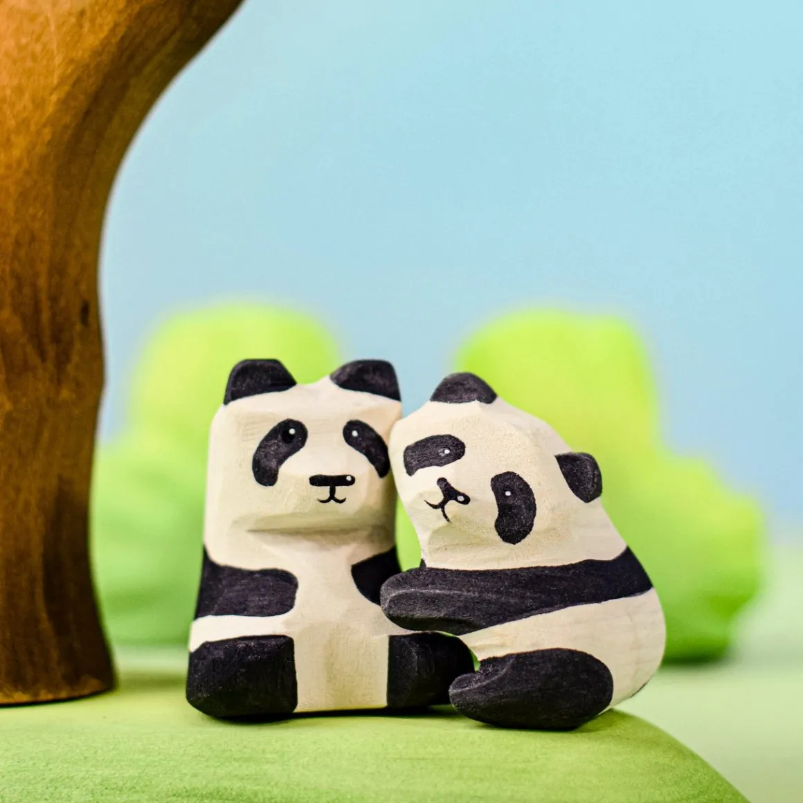 BumbuToys Panda Bear Cub Sitting Online