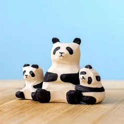 BumbuToys Panda Bears Family SET Fashion
