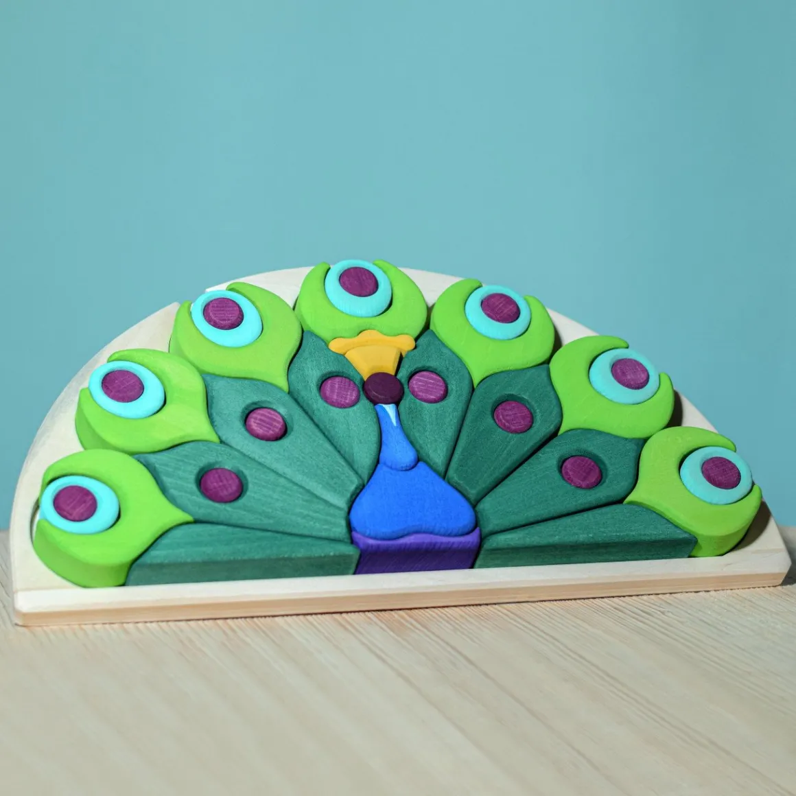 BumbuToys Peacock Puzzle Discount