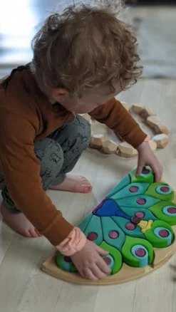 BumbuToys Peacock Puzzle Discount