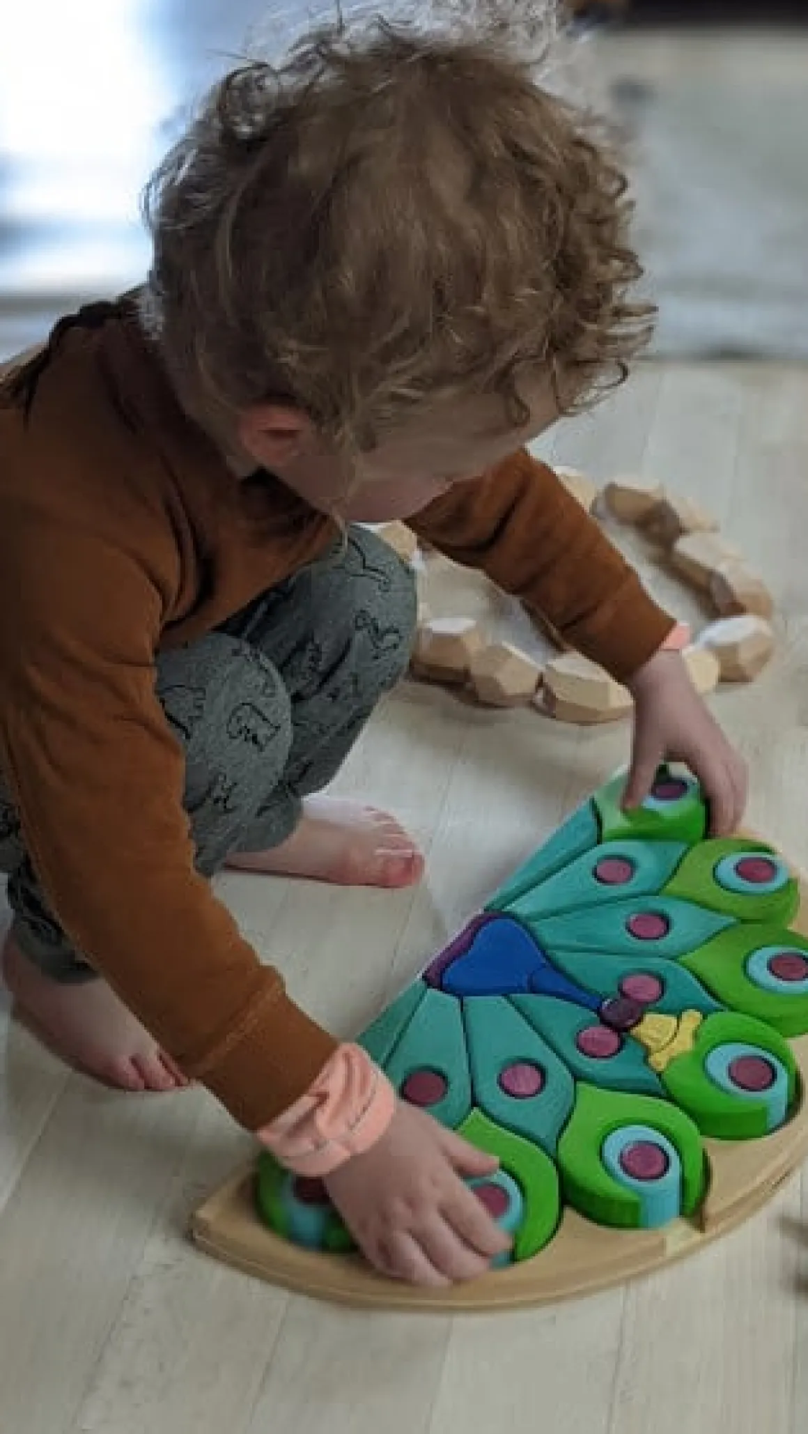 BumbuToys Peacock Puzzle Discount