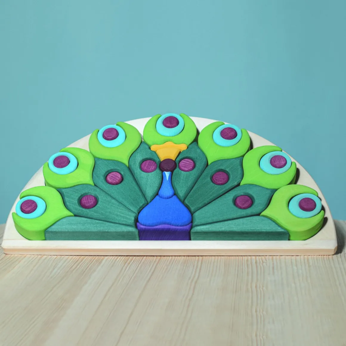 BumbuToys Peacock Puzzle Discount