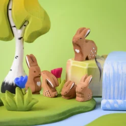 BumbuToys Rabbit Family SET Best