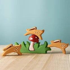 BumbuToys Rabbits and Mushroom SET Discount