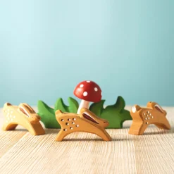 BumbuToys Rabbits and Mushroom SET Discount