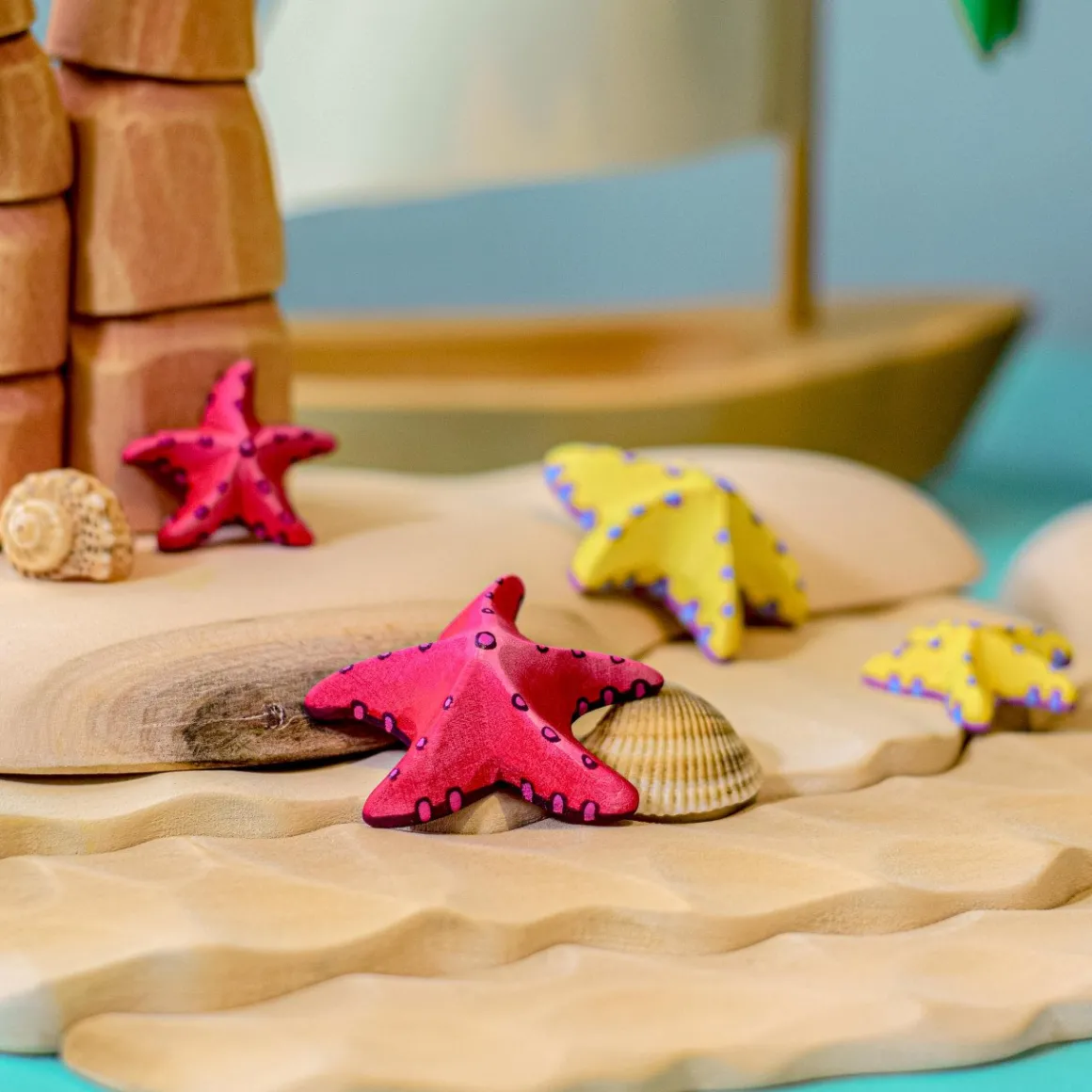 BumbuToys Red Starfish SET Best
