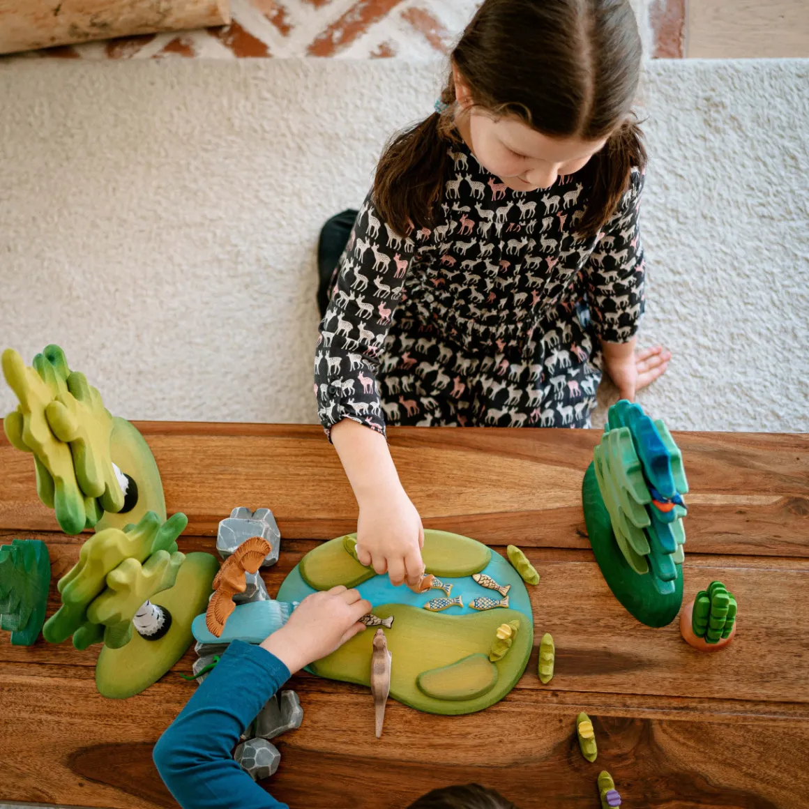 BumbuToys River Plate, Waterfall, Mossy Rocks SET Discount