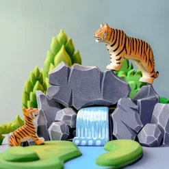 BumbuToys River Plate, Waterfall, River Rocks SET Fashion