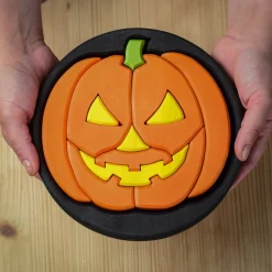 BumbuToys Round Halloween Puzzle Black Fashion