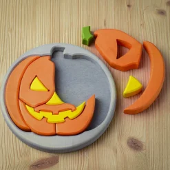 BumbuToys Round Halloween Puzzle Grey Discount