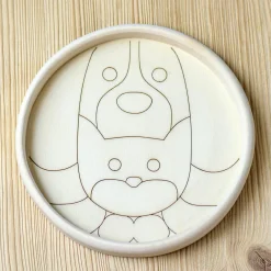 BumbuToys Round Puzzle Dog and Cat New