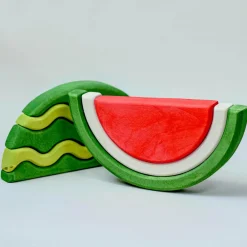 BumbuToys Round Puzzle Watermelon Hot
