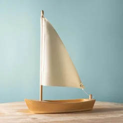 BumbuToys Sailing Boat Beige Clearance