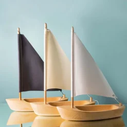 BumbuToys Sailing Boat Beige Clearance