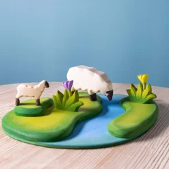 BumbuToys Sheep and Lamb by The river Hot
