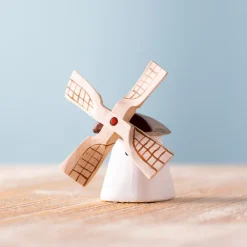 BumbuToys Small Traditional Moldova Windmill - PAINTED Discount