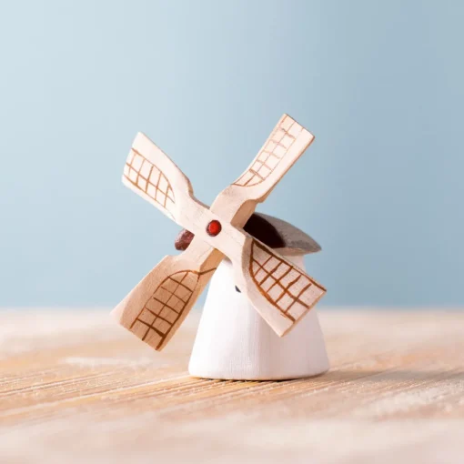 BumbuToys Small Traditional Moldova Windmill - PAINTED Discount