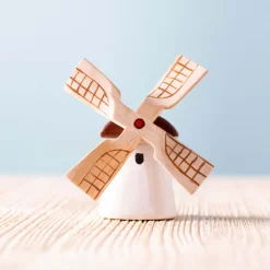 BumbuToys Small Traditional Moldova Windmill - PAINTED Discount