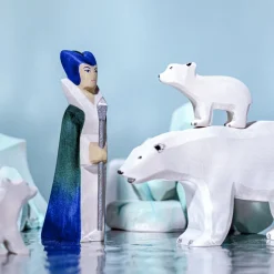 BumbuToys Snow Queen, Sleigh and White Horse SET Outlet