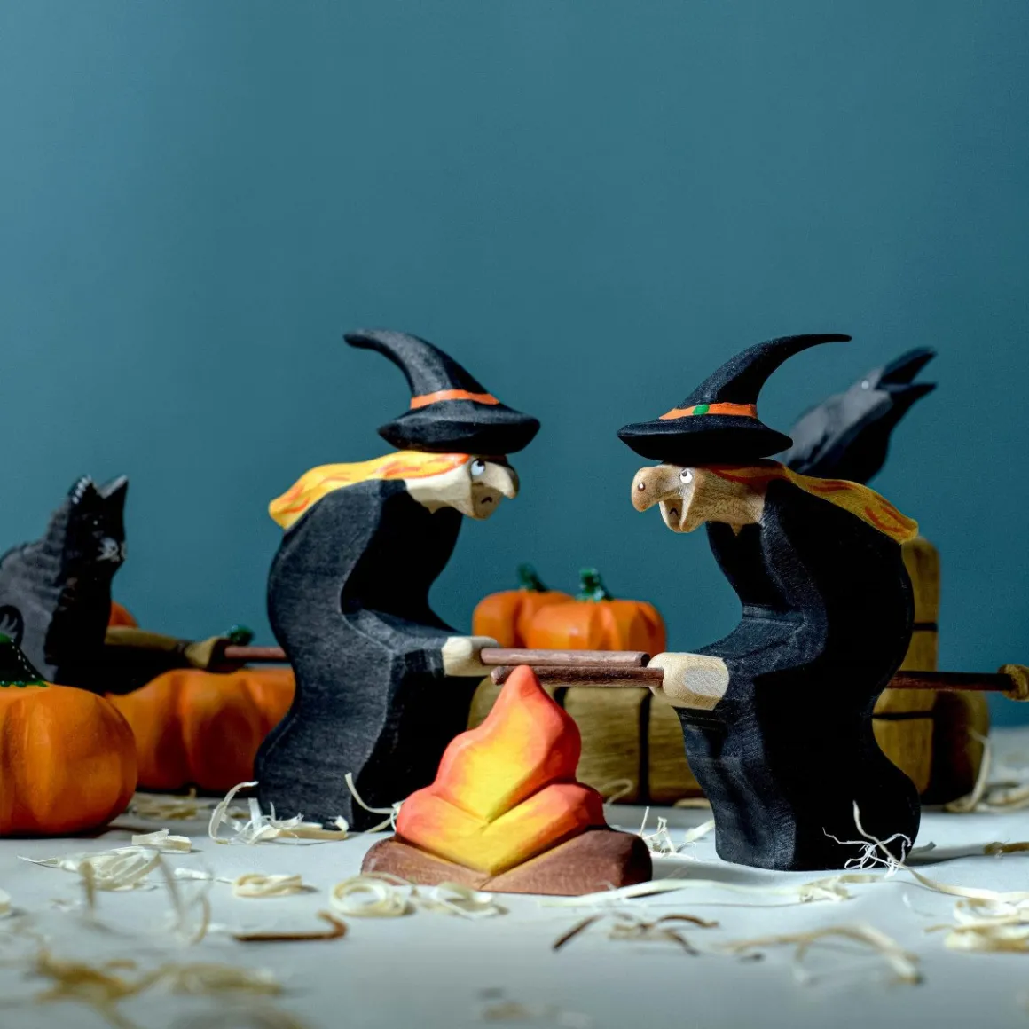 BumbuToys Straw Bales & Pumpkins SET Sale