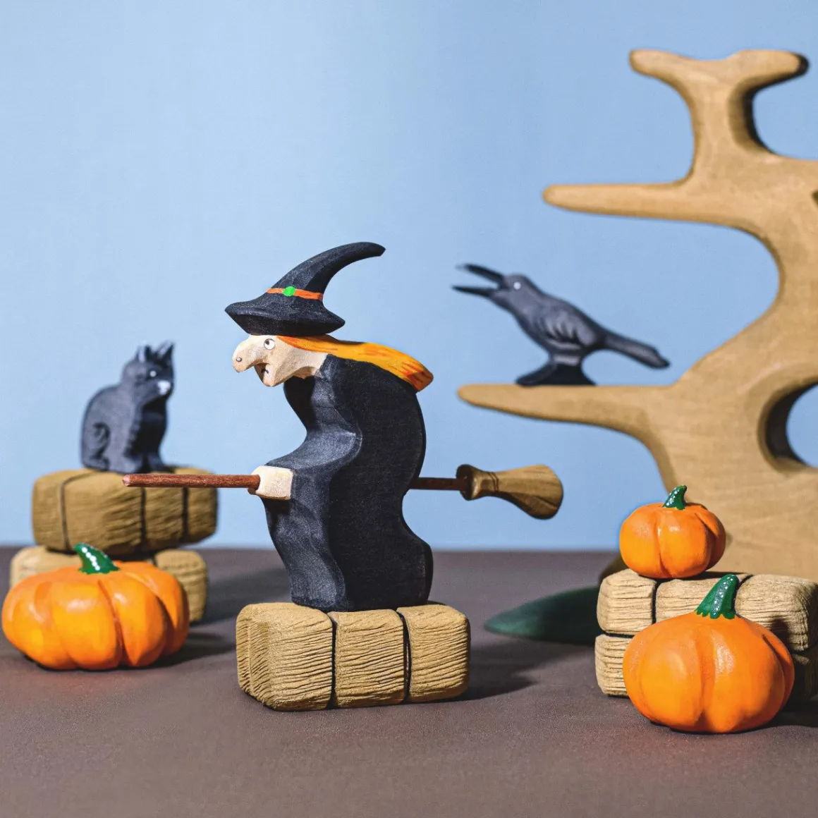 BumbuToys Straw Bales & Pumpkins SET Sale